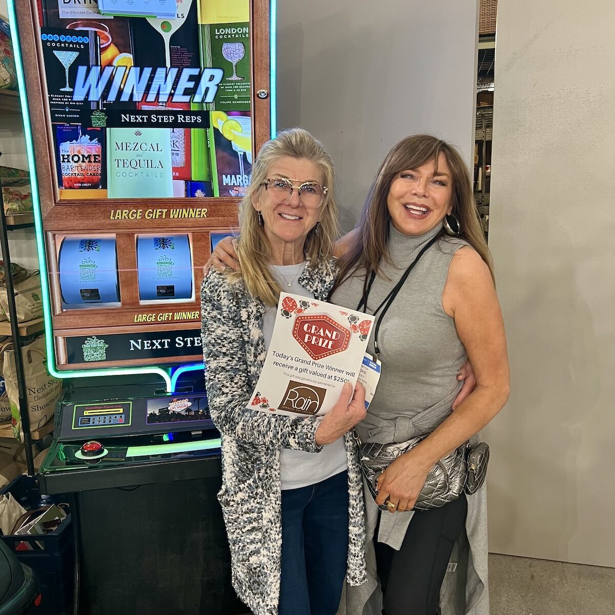 A Next Step sales rep and a small business owner