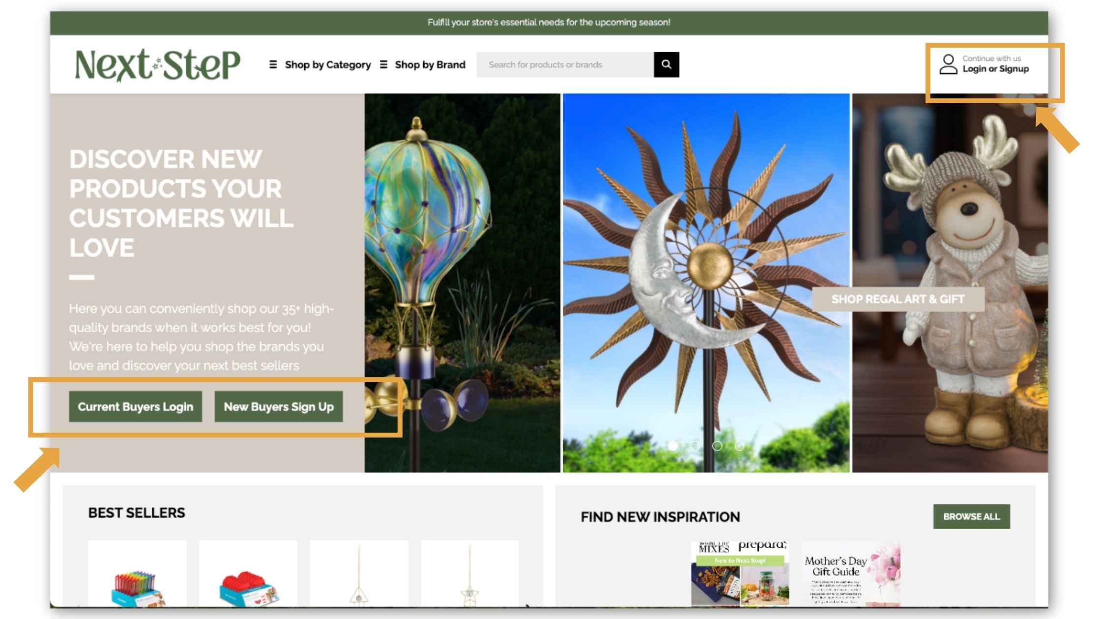 How to signup on the Next Step B2B Website