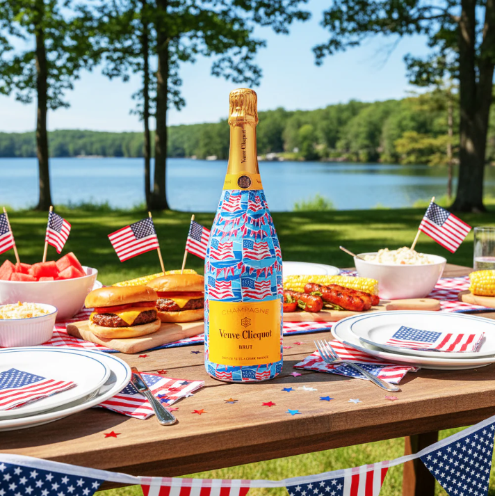 Beau Bottles Stars & Stripes collection of bottle wraps