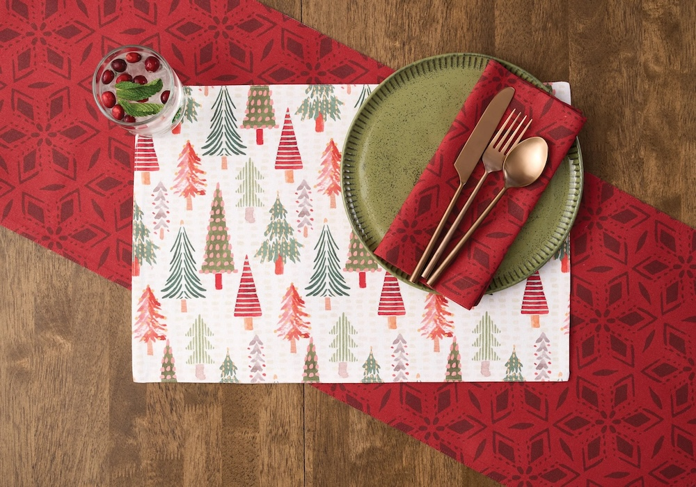 Tableau holiday table settings